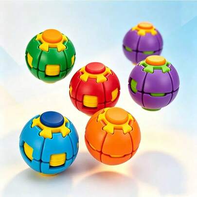 asmodee 3D Printed Rotating Stress Relief Ball, Pressurized Stress Relief Fidget Spinner, Popular Toy, Boredom Buster
