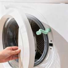 5pcs Washing Machine Cleaning & Maintenance Tool Set, Includes Front-Load Door Stopper, Drain Pan & Filter Removal Tools - Accessories - View 4