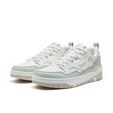 XTEP New Women's Versatile Lightweight Breathable Outdoor Casual Sneakers - White Green - View 6