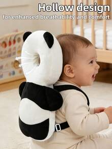 Anti-Fall Baby Head Protection Pad (Backpack Style) - "Little Bee" Baby Head Pillow; Equipped With Adjustable Shoulder Straps, Provides Head Protection. - 黃色 - 查看 17