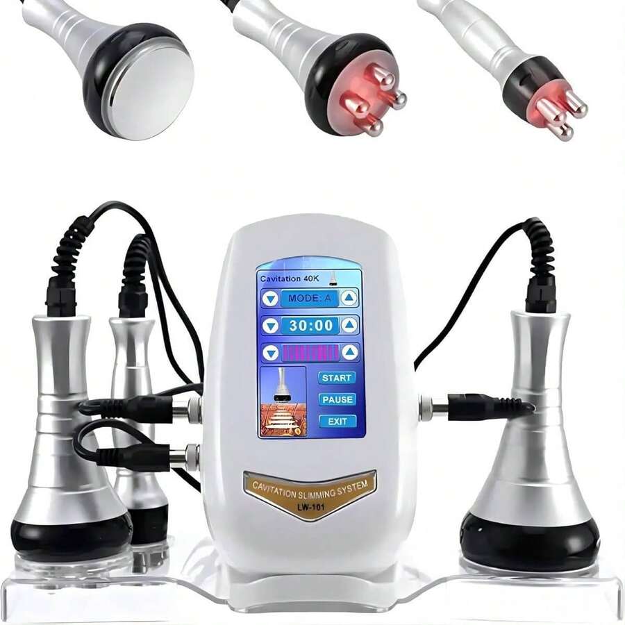 3-In-1 Slimming Machine, Multifunctional Skin Care Device For Body And Face, For Face, Abdomen, Buttocks, And Thighs. - White - View 1