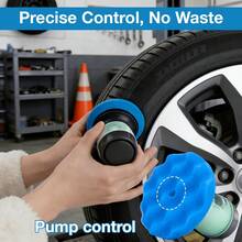 Tire Gloss Applicator Set, Includes 2 Sponge Pads, Reusable Car And Truck Tire Care Applicator, Suitable For Glass, Plastic And Tire Automotive Detailing Repair Tools, Professional Automotive Detailing Set, Used For Paint Enhancement And Tire Gloss - A - View 3
