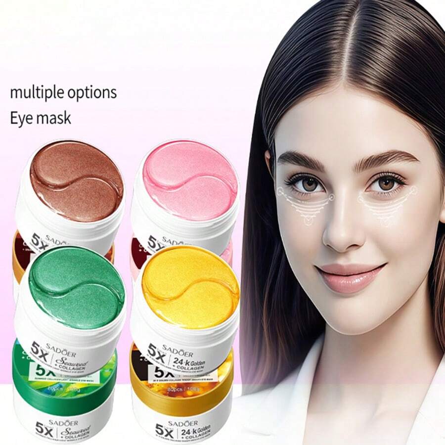Niacinamide And Caffeine Brightening Eye Mask, Which Can Fade Fine Lines, Lift And Firm The Skin, Repair Dry Eye Muscles, And Prevent Premature Aging. Skin Care Eye Patch - 5X Eye Mask - View 1