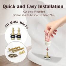 Ceramic Pink Pig Toilet Bolt Cover, Bathroom Floor Screw Cap, 2-Piece Set - C - View 5