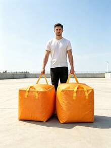 Large Capacity Thickened Storage Moving Bag, Reinforced Drag Handle, Waterproof Foldable Storage Bag, Suitable For Dorm, Home, Travel, Student, Employee, University Dorm Essentials, Camping Essentials, Travel Bag, Heavy Duty Moving Bag - View 5