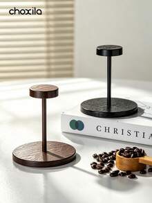 choxila 1pc Walnut Color Paper Cup Holder, Tall Horizontal Storage Rack - Paper Cup Holder - View 2