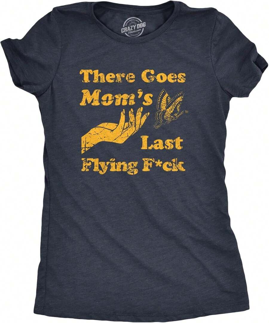 Women T-Shirts - Heather Navy - 在 Fying - 查看 1
