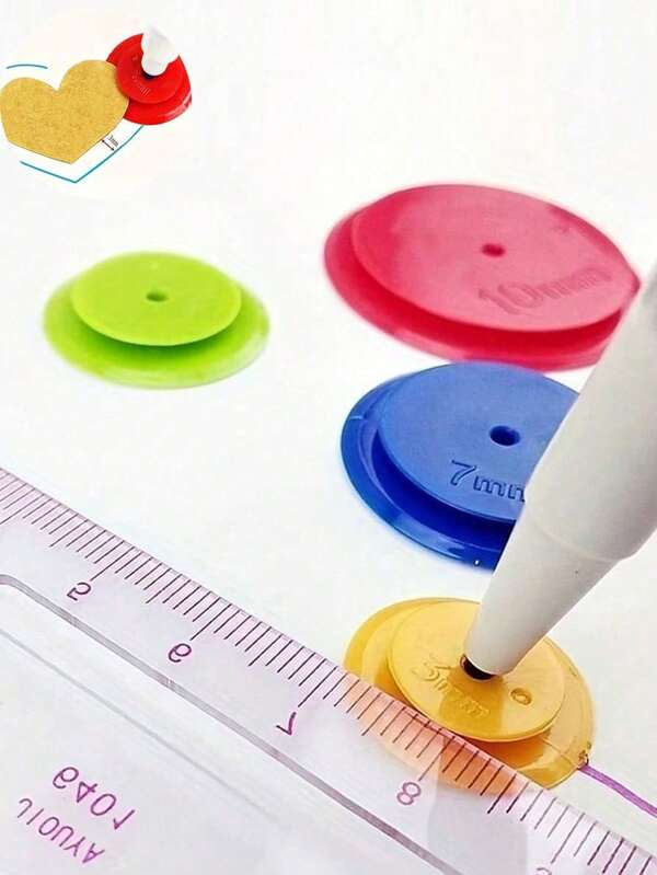 8/12pcs Sewing Tracing Wheel Set, Sewing Tracing Wheel - Multiple Sizes (3mm/5mm/7mm/10mm), Suitable For Handicrafts And Quilting, Durable Plastic Marking Ruler, Sewing Supplies, Suitable For Sewing And Handmade Crafts, Multi-Size Quilting Tools And Markers, Seam Roller, Seam Tracing Wheel, Sewing And Quilting Tools, Tracing Wheel, Tailor Pattern Tracing Wheel