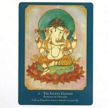 1pc Mysterious Tarot Cards Fortune Telling Game Cards Party Gathering Game Buddha Wisdom Shakti Power Oracle - Dark Green - View 5