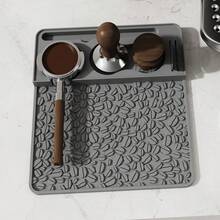 Concentrated Coffee Tamper Mat, Professional Silicone Barista Workstation, With Tool Slot, Suitable For Portafilter, Heat-Resistant Coffee Tamper Mat, For Countertop Protection - Multicolor - View 7