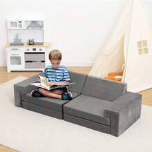 Kids Sofas - Grey - View 4
