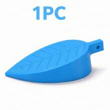 One-Piece Wedge Door Stopper For Home And Office; Non-Slip And Quiet Bottom; Portable Door Stopper With Wind-Proofing And Fixing Function; Available In Multiple Colors To Suit Different Needs - Leaf - View 10