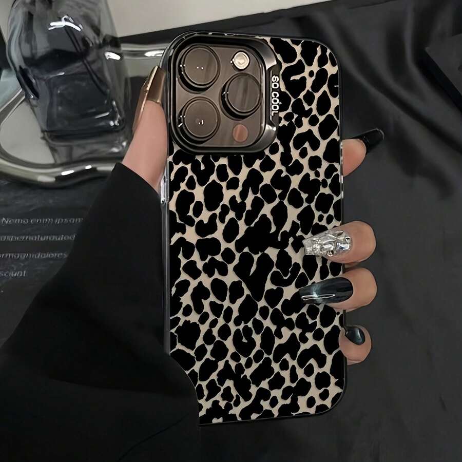 豹紋新款彩色銀色手機殼,適用於 Phone 15 Pro Max、16/11/13 Pro/15 Pro/15/13 Pro Max,防震全包覆,適用於 Phone 14/13/12/12 Pro Max - 彩色 - 查看 1