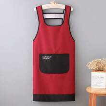 High-Quality Lightweight Kitchen Apron, All-Season Practical Workwear, Wide Strap, Comfortable And Breathable, Unisex, Suitable For Chef Cooking, Gardening, Painting, Grilling, Cafe, Baking, Hair Styling And Nail Art - A - View 8