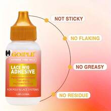 GOIPLE Super Strong Adhesive Lace Glue, Waterproof Lace Front Wig Glue, Suitable For Wigs And Hair Extensions, Firmly Bonds Wigs, Invisible Fast Drying, Comes With Applicator, Halloween - Wig Glue + Applicator - View 6