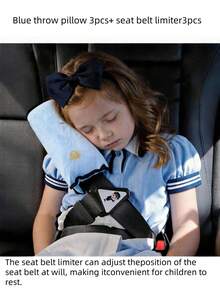 兒童汽車安全座椅安全帶肩墊、睡眠枕、抱枕，安全帶調節固定裝置，防頸部壓迫，嬰兒簡易汽車座椅輔助肩帶 - 彩色 - 查看 36