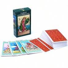 塔羅 Lenormand 塔羅牌組 命運塔羅牌 派對桌上遊戲 命運卡 算命遊戲 - 橄欖綠 - 查看 3