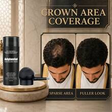 Paket Kombo Serat Rambut 30g, Botol dengan Set Nozzle Semprotan Airbag, Penutup Tahan Keringat untuk Garis Rambut dan Rambut Beruban, Bubuk Pengental Instan untuk Rambut Tipis - MultiWarna - View 8