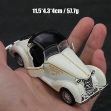 1PC-New 1:38 Vintage Classic Wanderer Alloy Car Model Simulation Toy Car Ornament-Birthday Gift-Ideal Gift-Surprise Gift-Holiday Gift-Couple Gift-Gift-Christmas Gift-Game Enthusiast Exquisite Gift-Gift - Multicolor - View 11