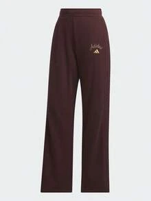 Adidas Women's Casual Versatile Loose Fit Sports Long Pants For Running And Outdoor - Red - View 3