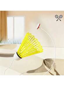 1pc Badminton Power Training Device, Single Player Solo Training Tool For Indoor Badminton Practice - Multicolor - View 2