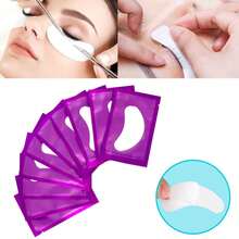 50 Pairs Eyelash Eye Pads, Isolation Eyelash Extension Pads, Professional Salon And Personal DIY Eyelash Extension Eye Pads And Beauty Tools - Pink - View 2