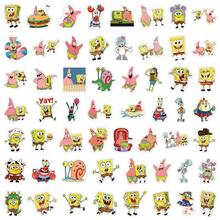 SpongeBob SquarePants 55張卡通貼紙 防水貼紙，適用於手帳、文具、水瓶與筆記本電腦 - 彩色 - 查看 7