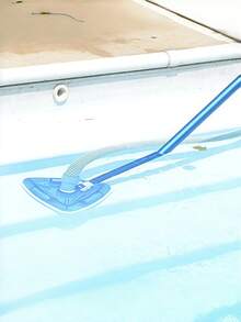 Transparent Weighted Triangular Pool Vacuum Head With Multiple Hard Bristle Brushes, Integrated Suction And Scrubbing For Dead-Angle Cleaning Of Pool Bottom, Edges, Slopes, Mud, Sand And Algae, Corrosion-Resistant Engineering Plastic, Sinks Without Floating, Universal Interface Compatible With Various Telescopic Poles, Cleaning Accessory For Home Yard Pool, Fish Pond And Water Park - Triangular Vacuum Head - View 11