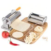 Stainless Steel Pasta Machine Manual Spaghetti And Lasagna Machine - Silver - View 9