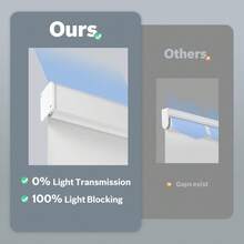 Cordless Blackout Roller Shades With Smooth Free-Stop Function – Thermal Insulating, Light-Blocking Window Blinds For Bedrooms And Living Spaces | Easy DIY Installation, No Tools Required | Soft-Touch Fabric, Quiet Operation, Clean Modern Look | Avai - Light Beige - View 5
