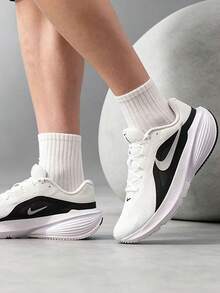 Nike Downshifter 14 Men's Running Shoes, Cushioned And Comfortable Fit, Breathable Mesh With Energy Return, Low-Top - Black and White - View 1