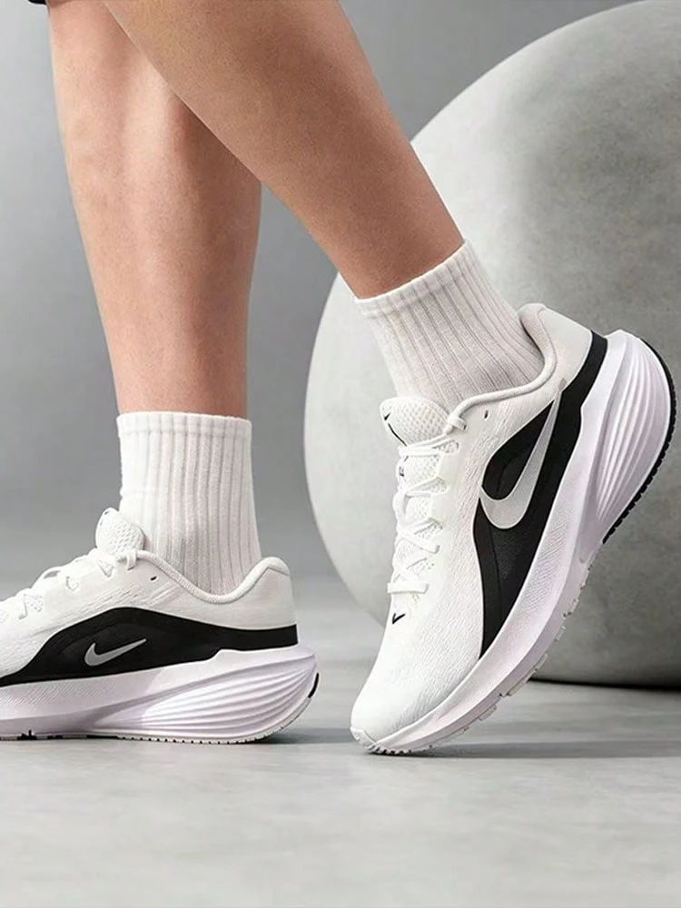 Nike Downshifter 14 Men's Running Shoes, Cushioned And Comfortable Fit, Breathable Mesh With Energy Return, Low-Top - Black and White - View 1