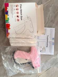 免線針迷你縫紉槍－快速衣物修補工具組，適用於衣物修補、DIY布料修補的迷你標籤槍（無需線材/針），適合裁縫師與DIY愛好者 - 多色 - 查看 9
