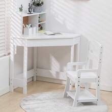 Kids Desk Chairs - White - View 1