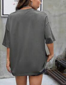Women T-Shirts - 黑暗的 - 查看 5