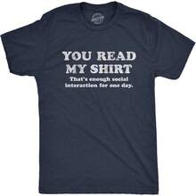 Women T-Shirts - Heather Navy - 閱讀襯衫 - 查看 1