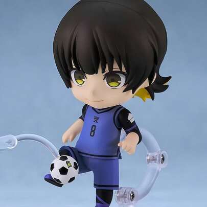 1pc Blue Lock Anime Cute Desktop Figurine, Anime Fan's Choice, Collector's Gift Anime Fan Collection Display Ornament, Home/Office Decor - Perfect Gift For Japanese Anime Lovers - Compatible With Anime Photography Background - Cute Pose, Exquisite Outfit And Lively Expression - Handmade Anime Style Figurine