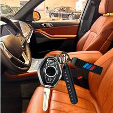 Sarung Kunci TRTY, Casing Kunci Remote Pintar dengan Gantungan Kunci Kulit Serat Karbon, Kartu Anti-Hilang dan Alat, Gantungan Kunci Berbentuk D dan Dua Gantungan Kunci, Aksesori Interior Mobil, Cocok untuk BMW Seri 3 5 7 M3 M5 M6 X3 X5 Z3 Z4 Z8 LX8FZV, Pelindung Kunci Pintar, Juga Cocok Sebagai Hadiah Ulang Tahun - Gantungan kunci BMW Seri 3, 5, dan 7 - View 9