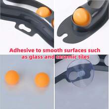 Cat Toy: Self-Playing Wave Track With Suction Cup (PP Material + 2 Small Balls) - Grey - View 6