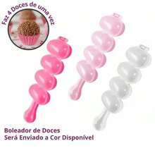 Boleador de Brigadeiro Doces Docinhos Beijinho Enrolador Modelador de Festa Confeitaria - MMB - Rosa Bebê - Visão 6