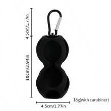 New Golf Silicone Ball Holder, Portable Golf Accessory, Mini Version, Holds 2 Balls - Multicolor - View 8