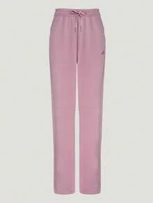 Adidas Women's SFL FLARED PT Knitted Sports Pants KH2706 - Pink - View 2