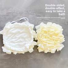 3pcs Bath Sponges With Hooks, Soap Dispensing Bath Balls, Exfoliating Shower Sponges With Built-In Soap Dispenser, No Shedding Fast Lathering Body Scrub, Dual-Use Shower Bath Tools - A - View 8