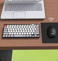 Acer Kombo Keyboard dan Mouse Nirkabel Dual-Mode 2.4G, Dapat Diisi Ulang dengan Type-C, dengan Layar Digital, Keyboard Chip Senyap, Beberapa Pengaturan DPI, Mouse dengan Pengalihan Multi-Perangkat, Paket Aplikasi Perkantoran Universal untuk Desktop, Laptop, dan Tablet - View 3