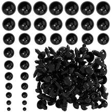Ojos de  de plástico negros para juguetes, accesorios de bricolaje, ojos decorativos para osos de peluche y muñecas, 5-20 mm, piezas, suministros de costura para manualidades. - 7 mm - Ver 7