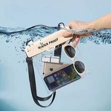 Transparent Waterproof Crossbody Bag, Swimming Beach Phone Waterproof Pouch, Water Park Rafting Storage Bag - Multicolor - View 4