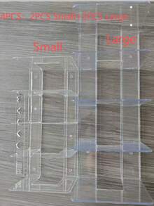 4pcs Transparent Plastic Bag Organizer Dividers, Acrylic Wardrobe Storage Racks, Handbag Organizer Holders, Clear Bag Organizers - Clear - View 18