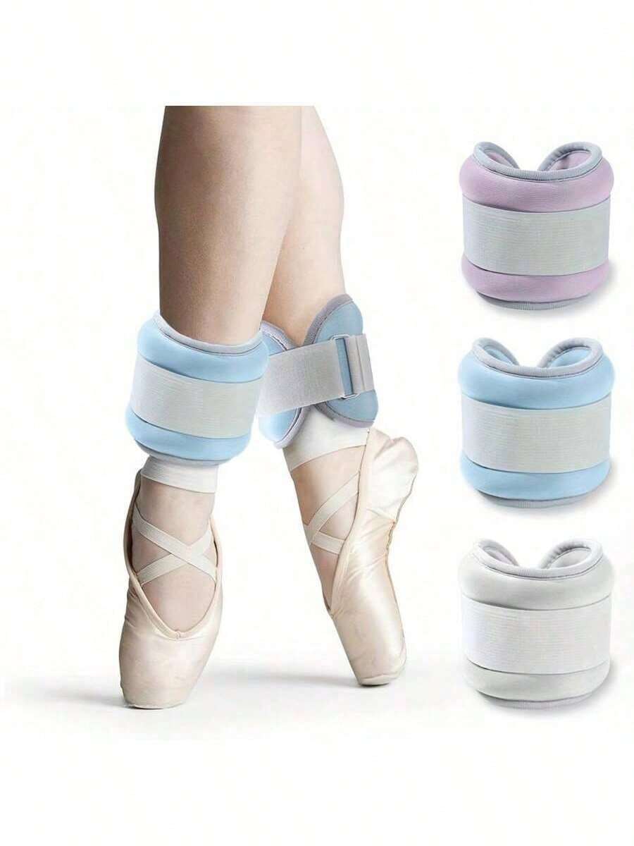 2pcs Dance Leg/Wrist Weights, Suitable For Ballet, Dance And Fitness Training, Can Enhance Ankle And Wrist Strength (Weight Marked Is Total Weight Of 2pcs)