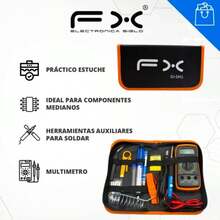 Soldering Kit With Digital Display, Multimeter And Temperature Adjustment For Precision Circuit Maintenance, DIY Manual Kit With Tips, 8-In-1 Multifunctional Screwdriver And Tip Cleaner - US A Type Plug(110-127V) - View 3