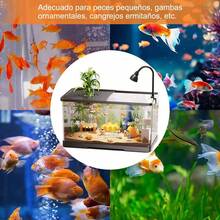 16l Kit Acuario Pecera Tanque 4en1 Peces Con Bomba Luz Led Negro - Albaricoque - Ver 10